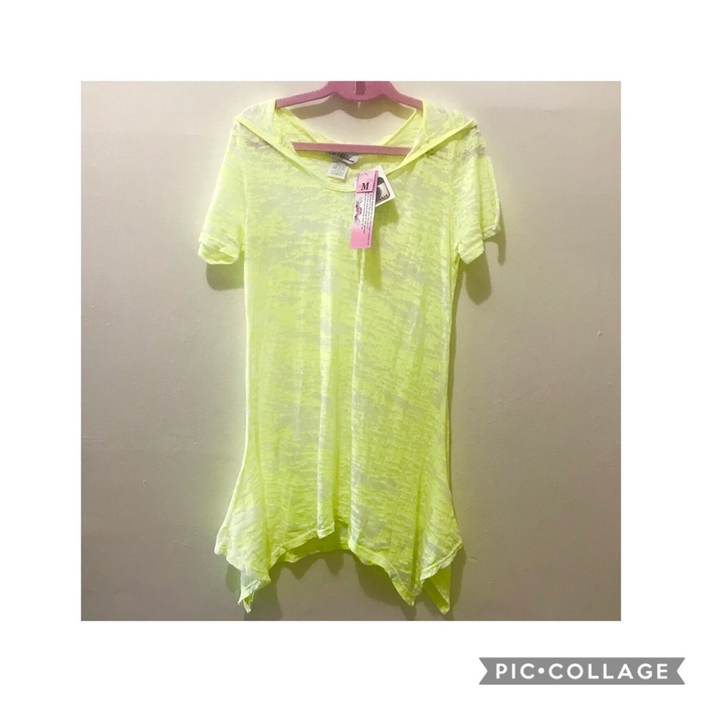 NWT Girls So Nikki Burnout Hooded T…